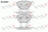FTE BL2638A1 Brake Pad Set, disc brake